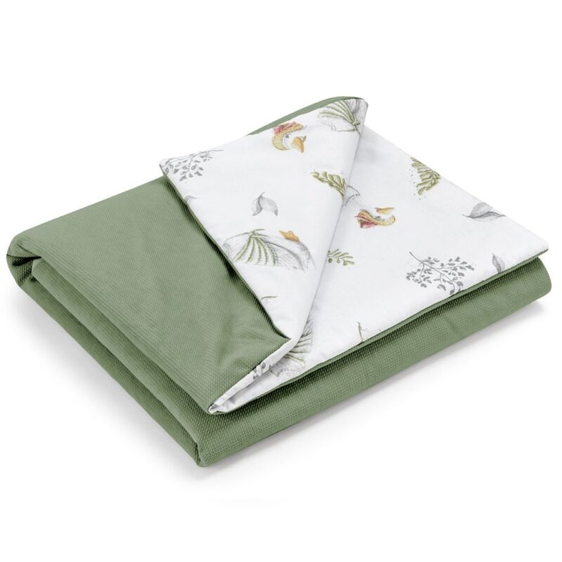 Kołderka 75×100 - Lady Goose sage - bawełna/velvet