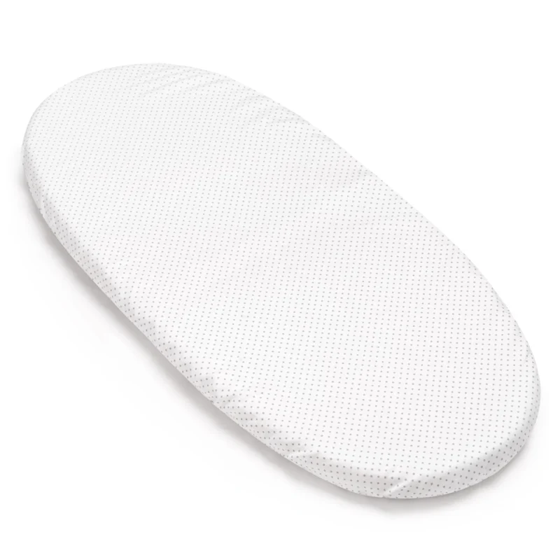 Prześcieradło z gumką do gondoli Dots White