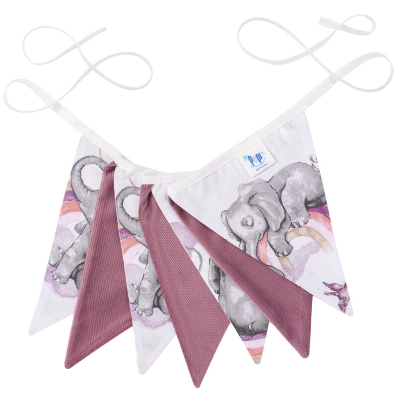 Girlanda Eledreams Pink z velvetem