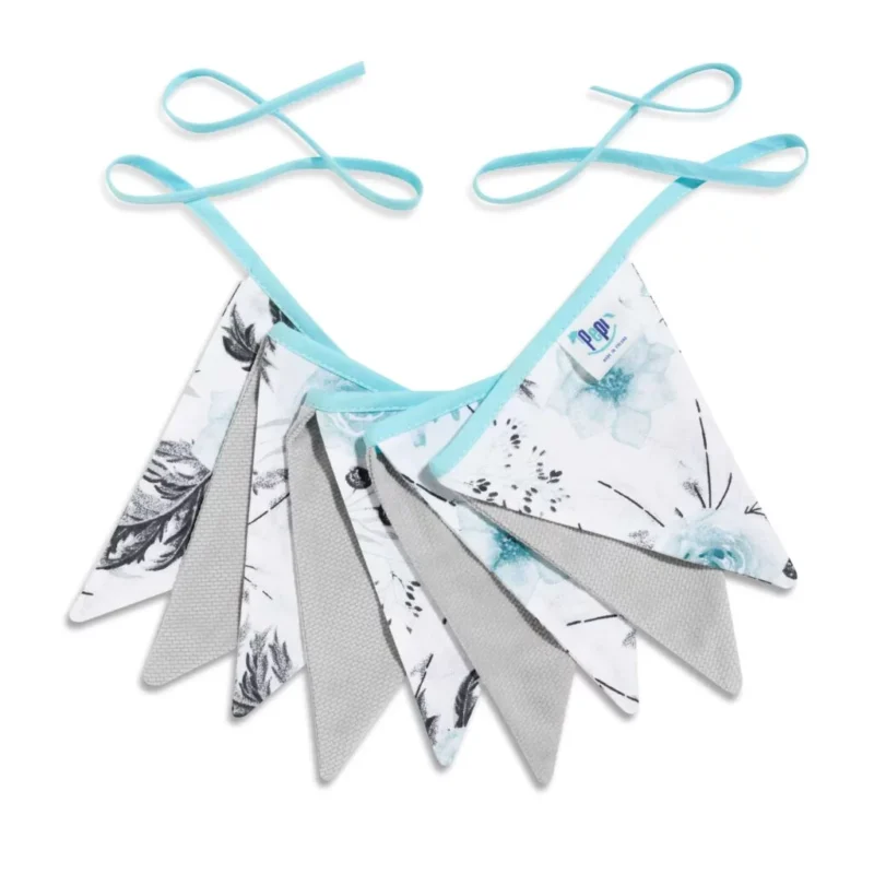 Girlanda Garden Mint z velvetem grey