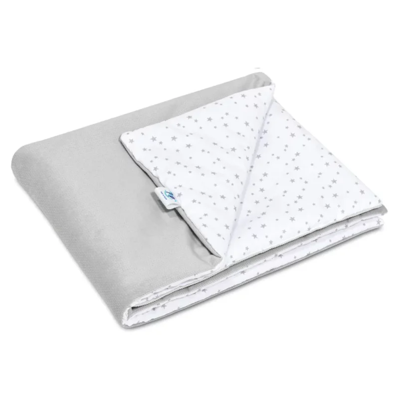 Kołderka 55×75 - Grey Galaxy - bawełna/velvet