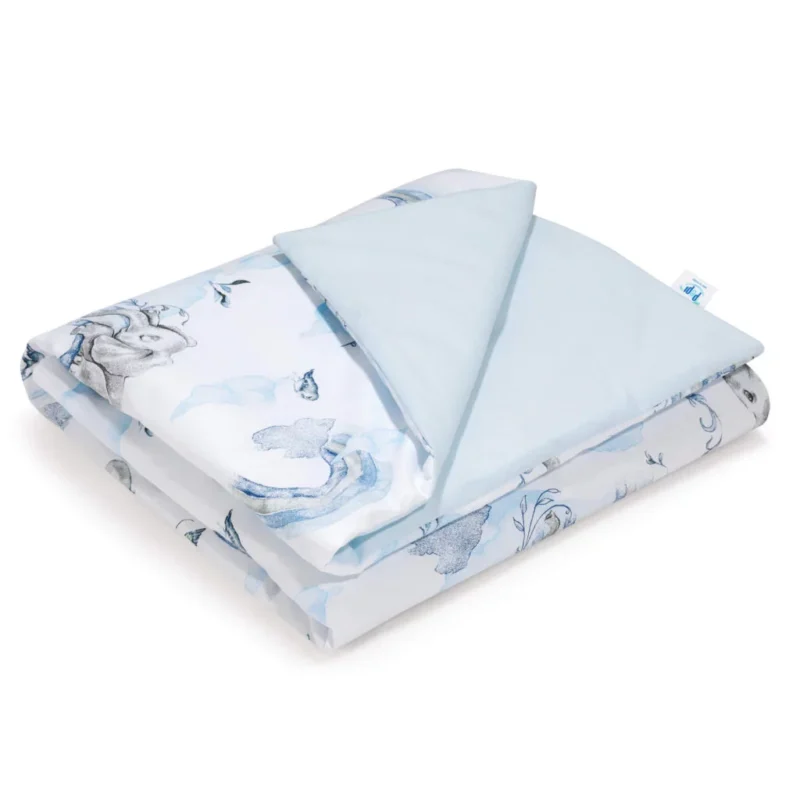 Kołderka 100×135 - Eledreams Blue - bawełna