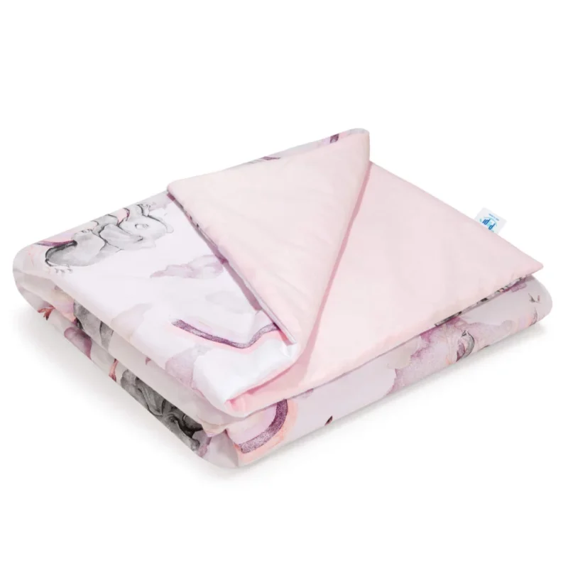 Kołderka 75×100 - Eledreams Pink - bawełna