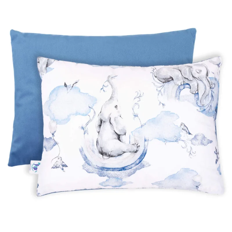 Poduszka puchata 30x40 Eledreams Blue z velvetem