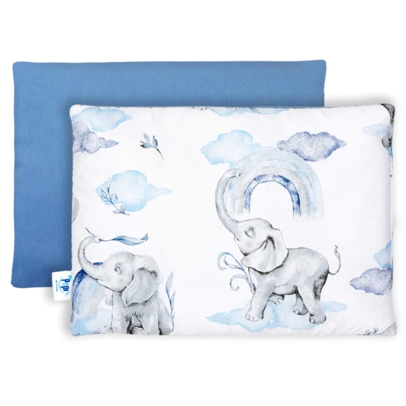 Poduszka płaska 25×35 - Eledreams Blue - bawełna/velvet