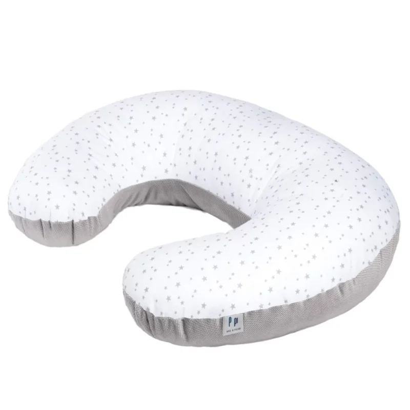 Poduszka do karmienia ROGAL grey galaxy z velvetem