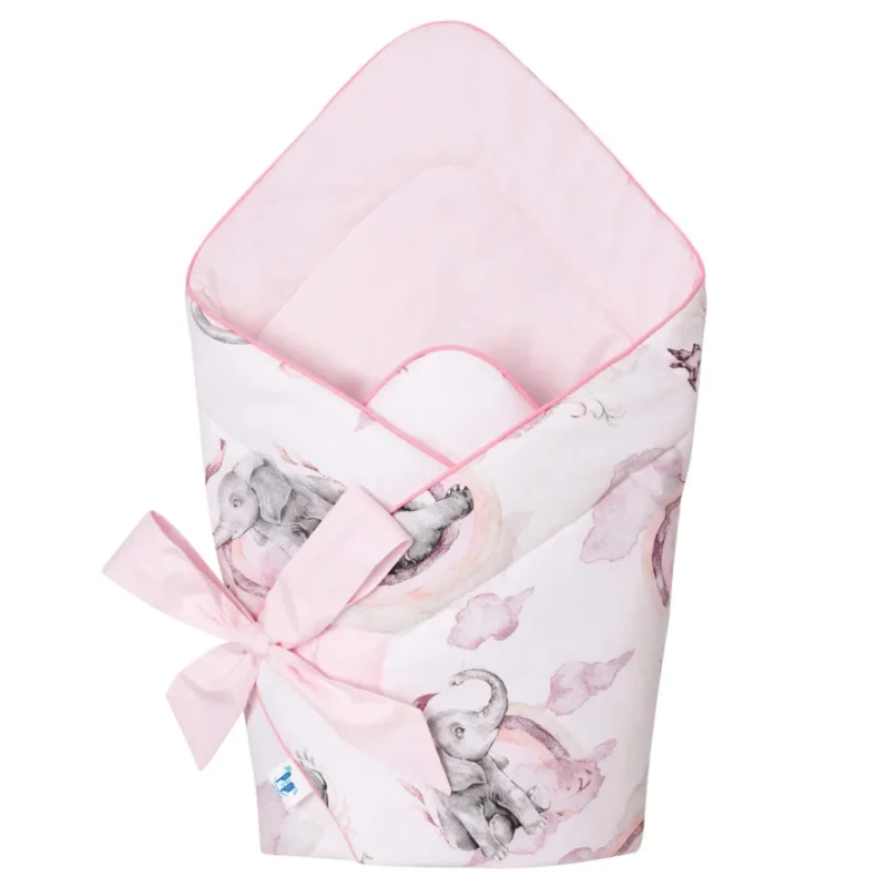 Rożek otulacz - Eledreams Pink - bawełna