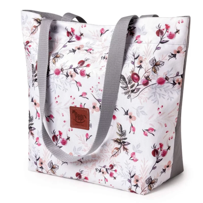 Torba miejska A4 Secret Garden Grey