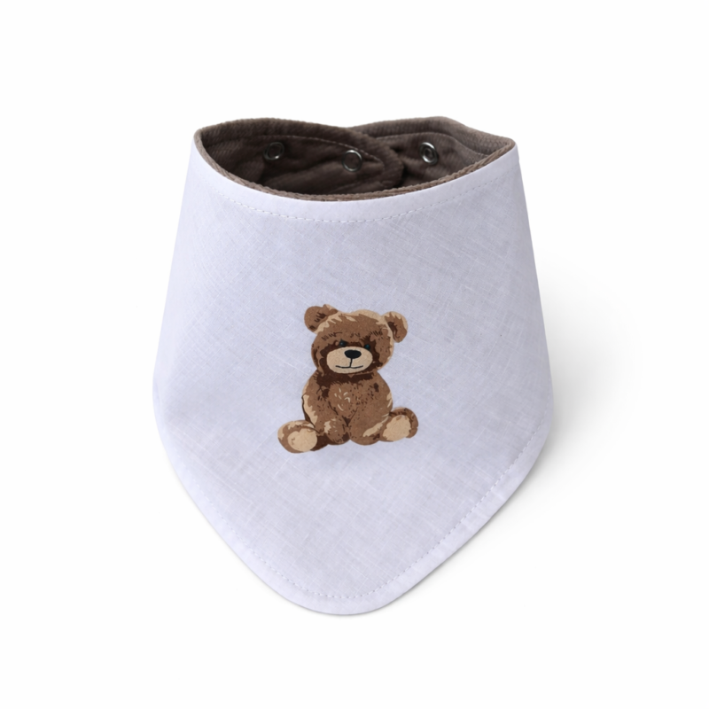Apaszka Sleeping Sweet Teddy taupe