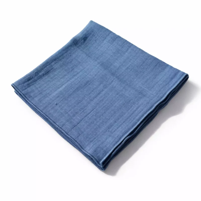 Pieluszka muślinowa ulewajka 30x30 cm – chusteczka dla niemowląt Blue