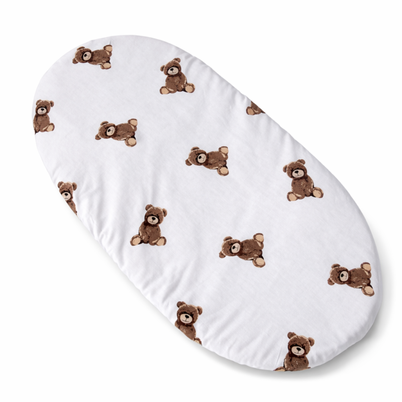 Prześcieradło z gumką do gondoli Sweet Teddy