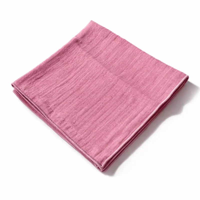 Pieluszka muślinowa ulewajka 30x30 cm – chusteczka dla niemowląt Pink