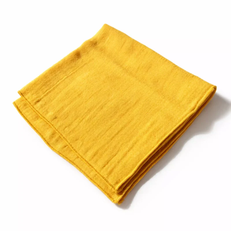 Pieluszka muślinowa ulewajka 30x30 cm – chusteczka dla niemowląt Yellow