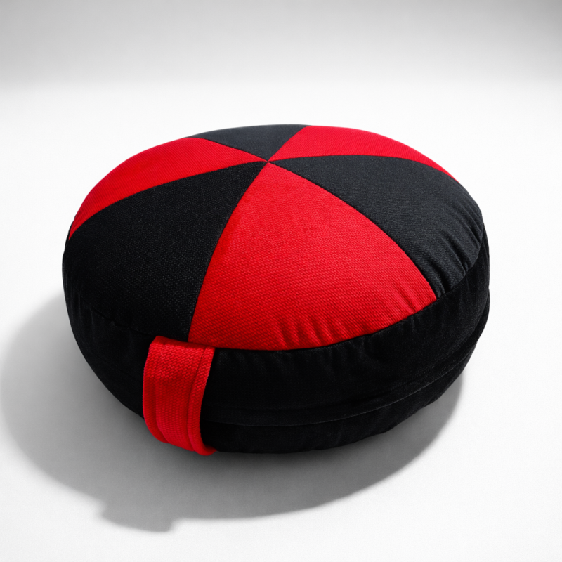 Velvetowa pufa dziecięca 40x15 cm – komfortowe siedzisko do sali zabaw