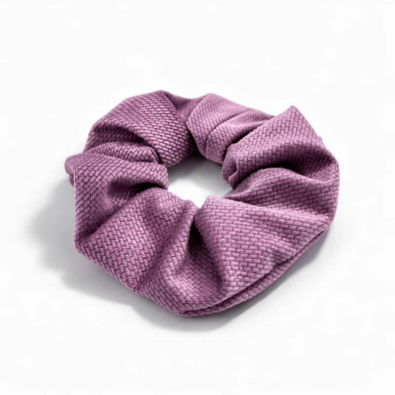 Velvetowa gumka scrunchie Old Rosa