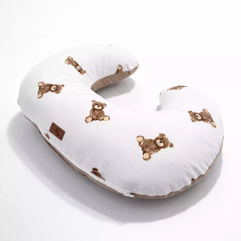 Rogal do karmienia z regulacją twardości – pokrowiec nieprzemakalny Sweet Teddy bawełna